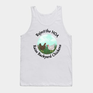 Backyard Chickens Non Vulgar Version Tank Top